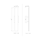 Z-Lite Stylet Outdoor Wall, 2-Light, 4.75 In.W x 24 In.L x 3.75 In.H, Sand Black/White 5006-24BK-LED - alternate 5